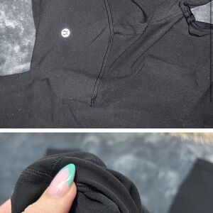 Bundle of black align leggings and dark camo align leggings. Both size 2